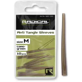 Radical Anti Tangle Sleeves M camo-green 10szt